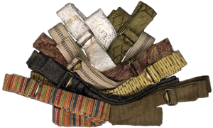 Lotus design made with yoga belts